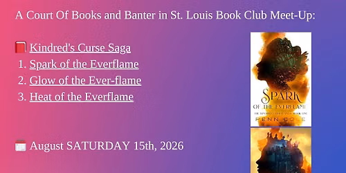 A Court Of Books & Banter in St. Louis Book Club (08\/15)