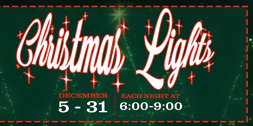 FREE Christmas light show, Hot Chocolate, and Cookies!