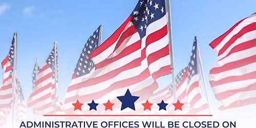Administrative offices will be closed