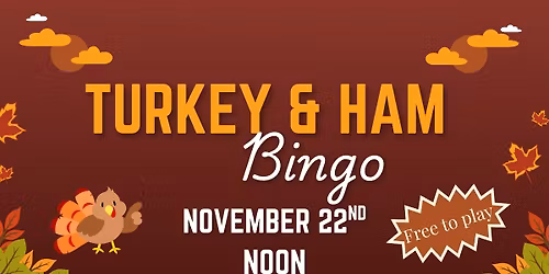 Turkey & Ham Bingo
