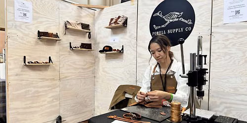 Craft Lake City Workshop: Leather Luggage Tags