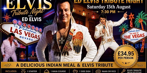\ud83c\udfa4 Elvis Night \u2013 Live with Ed Elvis \ud83c\udfb6 Saturday 15th August | From 7:30pm