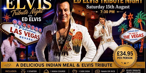 \ud83c\udfa4 Elvis Night \u2013 Live with Ed Elvis \ud83c\udfb6 Saturday 15th August | From 7:30pm