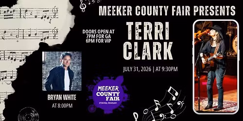 Terri Clark at the Meeker County Fair