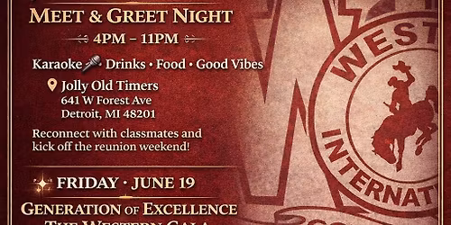 Detroit Western 3 Day All Class Reunion 