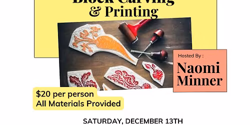 Introduction to Block Carving & Printing