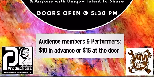 Art Out Loud Open Mic Variety Show: 'Lyrics in my Backpack' Edition