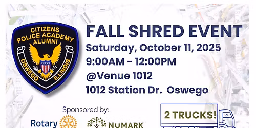 OCPAAA Fall Shred Event 