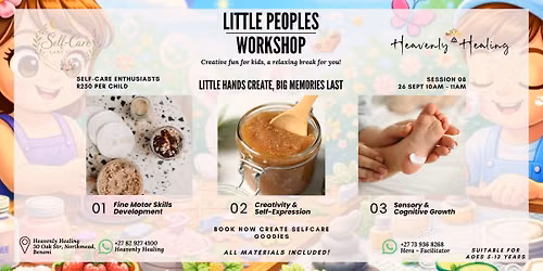 Little People's Self Care Day Workshop (making scrub and lotion) 