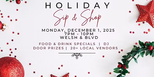 Paddy Whacks Holiday Sip & Shop