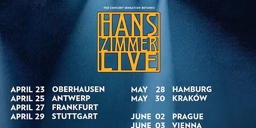 Hans Zimmer Hannover Tickets