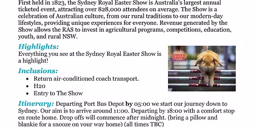 Showtime Spectacular \u2013 Sydney Royal Easter Show!