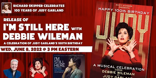 Debbie Wileman as Judy Garland in "I'm Still Here" at Plaza Theatre - Palm Springs