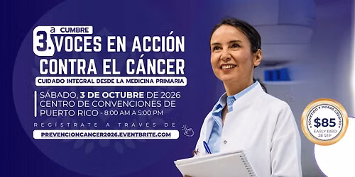  3ra Cumbre VOCES en Acci\u00f3n Contra el C\u00e1ncer