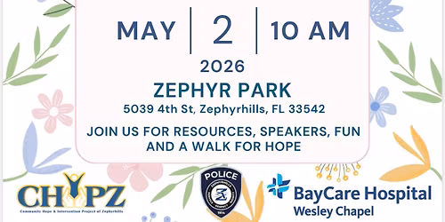 Spring Into Hope Recovery Walk- East Pasco