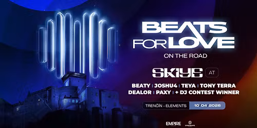 BEATS FOR LOVE: ON THE ROAD \u2661 TREN\u010c\u00cdN | 10.4.2026 