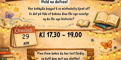 Bokbyttekaf\u00e9 for elever ved Finstad skole