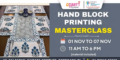 Hand Block Printing Masterclass