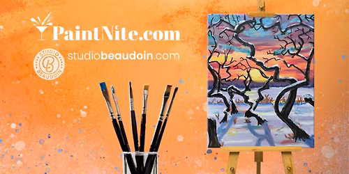 Paint Nite: Crooked Bush\u2014Hafford, SK