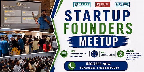 Startup Founders Meetup by CEDAT