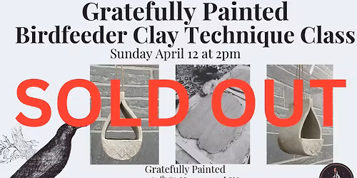 Bird feeder Clay Technique Class 