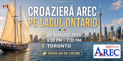 Croaziera AREC pe Lacul Ontario!