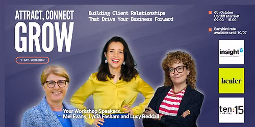 'Attract, Connect, Grow': Join our Cardiff workshop this autumn