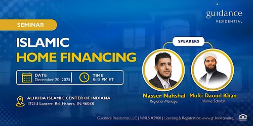 Islamic Home Finance Seminar - Alhuda Islamic Center of Indiana (AICI)