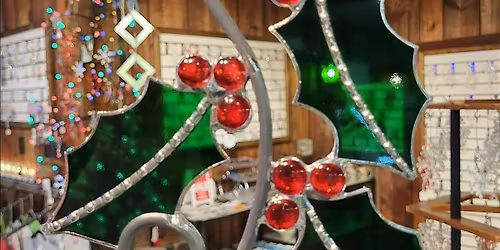 Holly Berry Swag Stained Glass Workshop