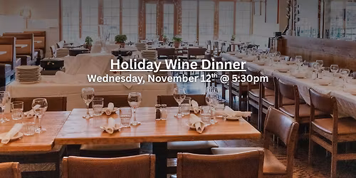 Holiday Wine Dinner