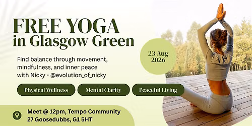 FREE YOGA at Glasgow Green