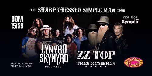 Tributos Lynyrd Skynyrd e ZZ Top - Bandas Mr. Breeze e Tres Hombres