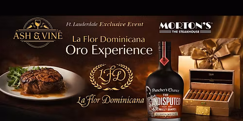 Puffs on the Patio Dinner Series ft. LFD Oro Experience at Morton\u2019s