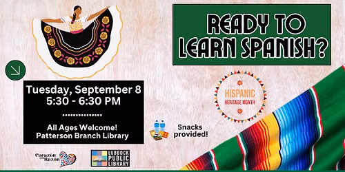Corazon con Razon: Free Spanish Class at Patterson Branch Library