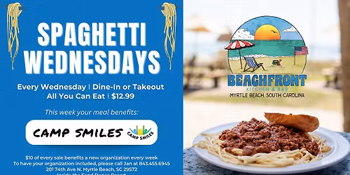 Spaghetti Wednesday ft Camp Smiles 