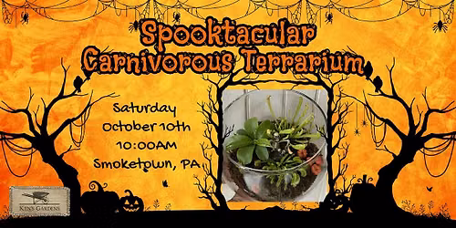 Spooktacular Carnivorous Terrarium (Smoketown Location)