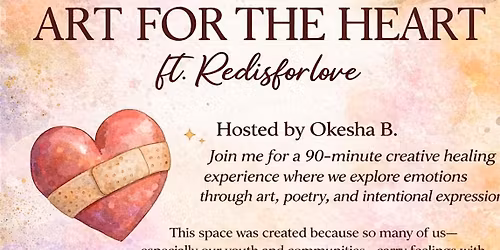 #TuesdayThings: Art for the Heart featuring Red is For Love