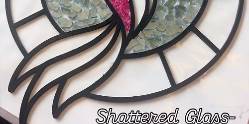 Shattered Glass- Hummingbird