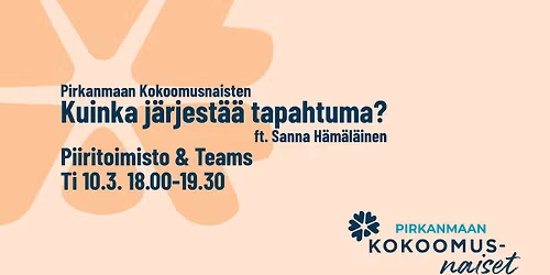 Kuinka j\u00e4rjest\u00e4\u00e4 tapahtuma?