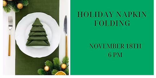 Holiday Napkin Folding