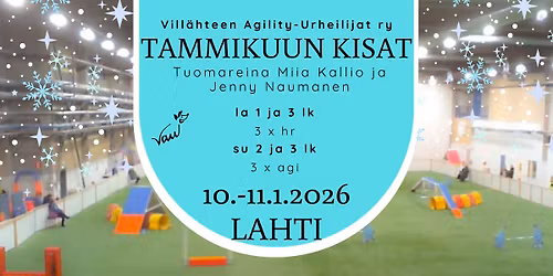 VAU:n tammikuun agilitykilpailu 2026