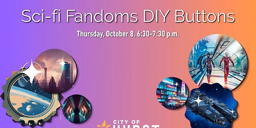 Sci-fi Fandoms DIY Buttons
