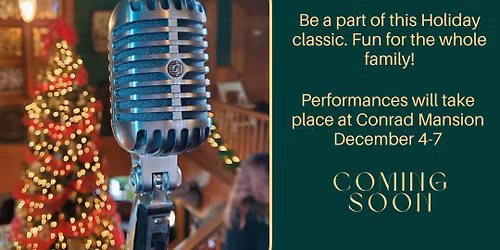 AUDITIONS - Christmas Carol