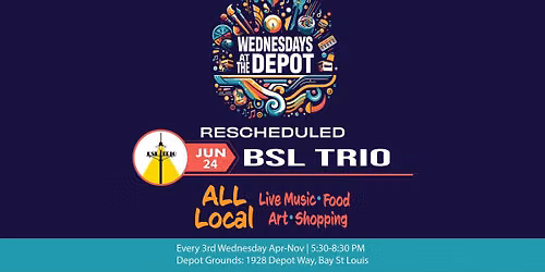 Wednesdays at the Depot featuring BSL TRIO