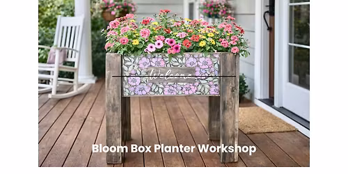 Leavenworth Bloom Box Planter DIY Workshop Saturday April 18 @ 10:30am