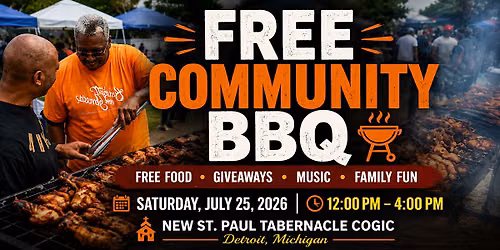 Free Community BBQ - New St. Paul Tabernacle COGIC