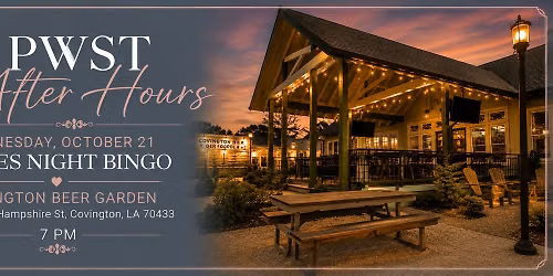 PWST Ladies Night Bingo at Covington Beer Garden