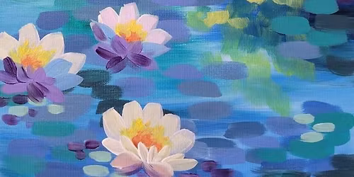 Paint & Sip : Waterlilies, Monet Style