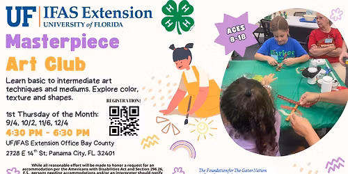4-H Masterpiece Art Club