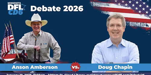 CD6 Debate 2026: Anson Amberson vs. Doug Chapin